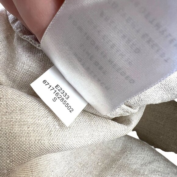 AYR Al Fresco Womens Linen Pants Beige Size Small - Picture 11 of 11